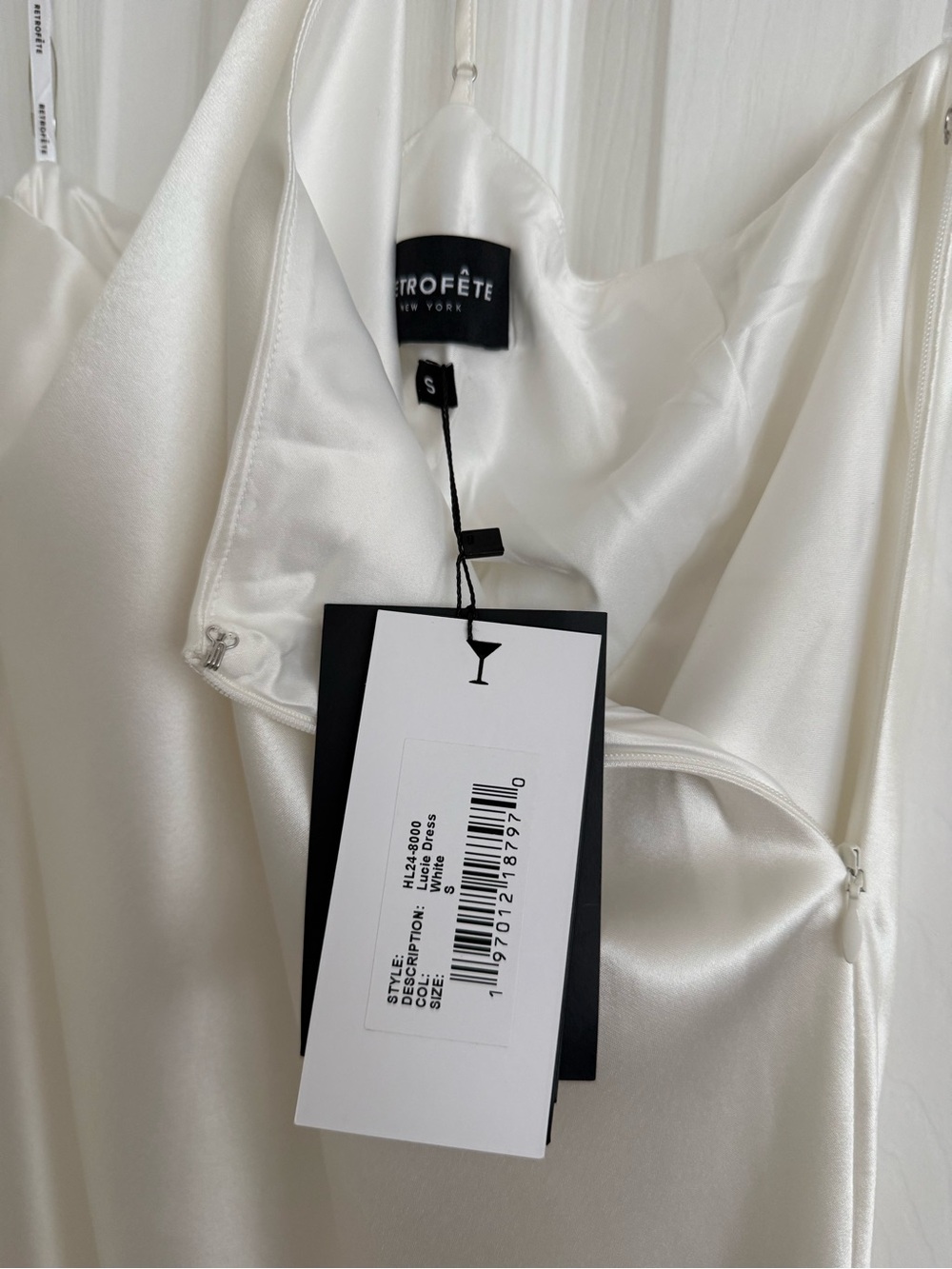 Retrofete Lucie Lace Cutout Dress White NEW with tags - Picture 7 of 9